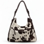 Preview: CHARLIE SHERPA Handtasche aus Rindsleder mit Echtfell